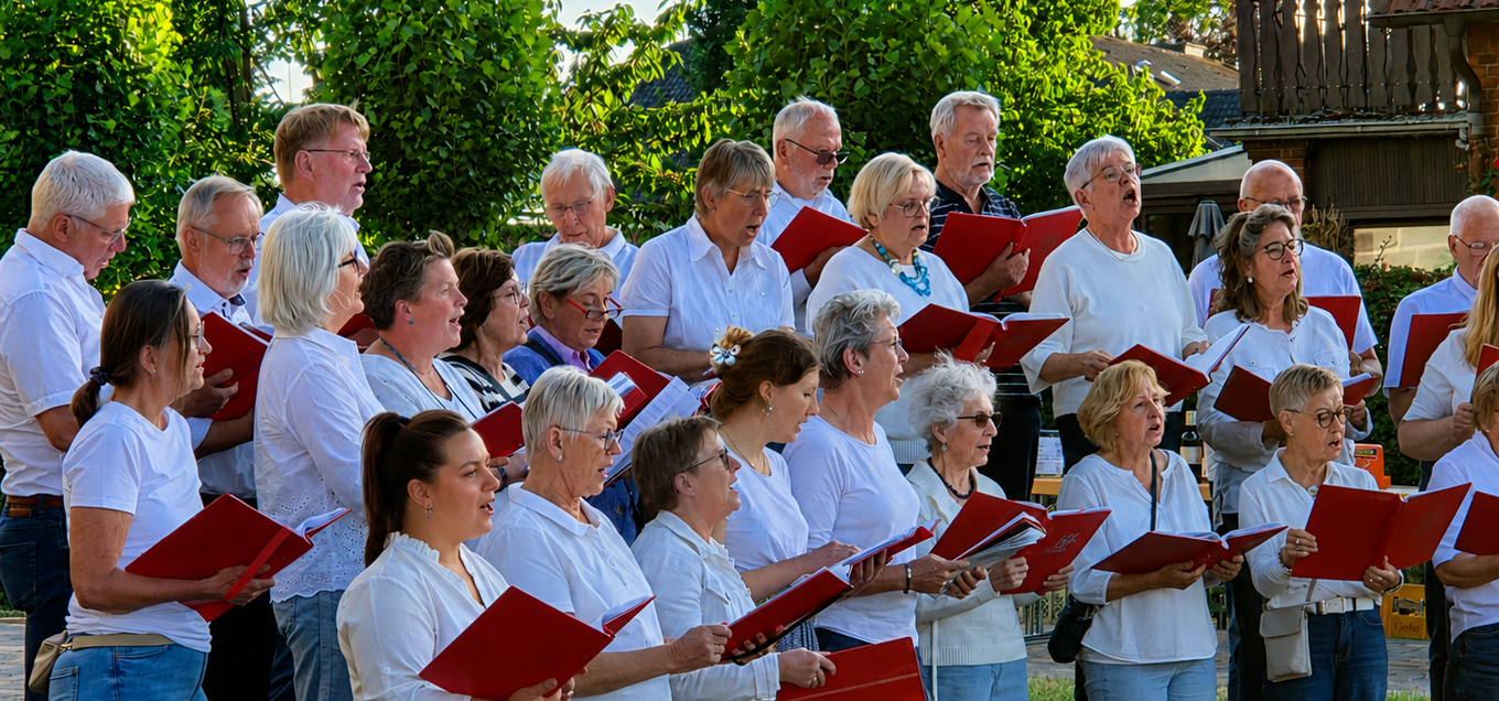 Der Chor Cantabile bei einem Auftritt